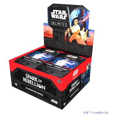 Star Wars: Unlimited Spark of Rebellion Booster Display