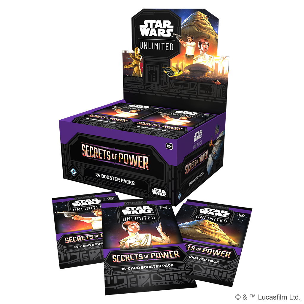 Star Wars: Unlimited - Secrets of Power: Booster Display