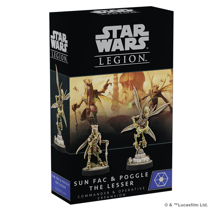 Star Wars: Legion - Sun Fac and Poggle the Lesser Operative and Commander Pack