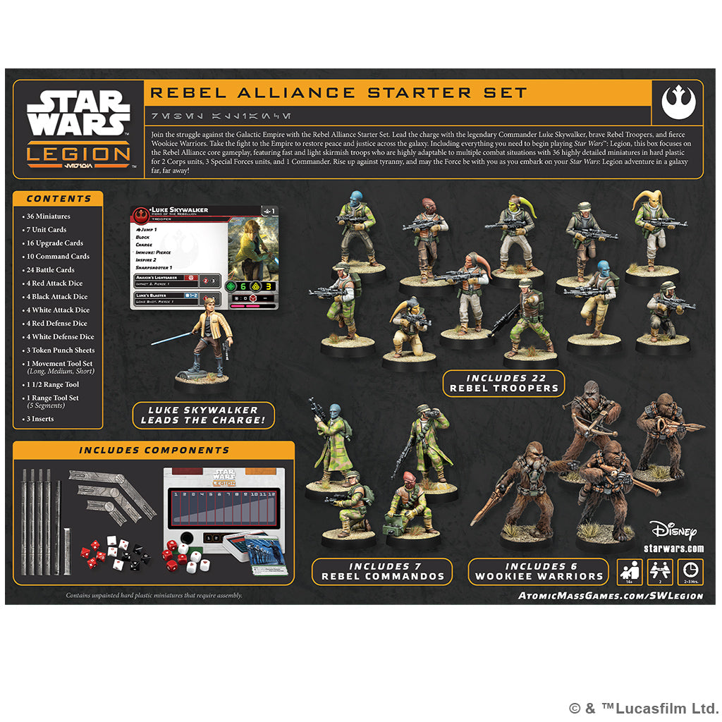 Star Wars: Legion – Rebel Alliance Starter Set SWQ01