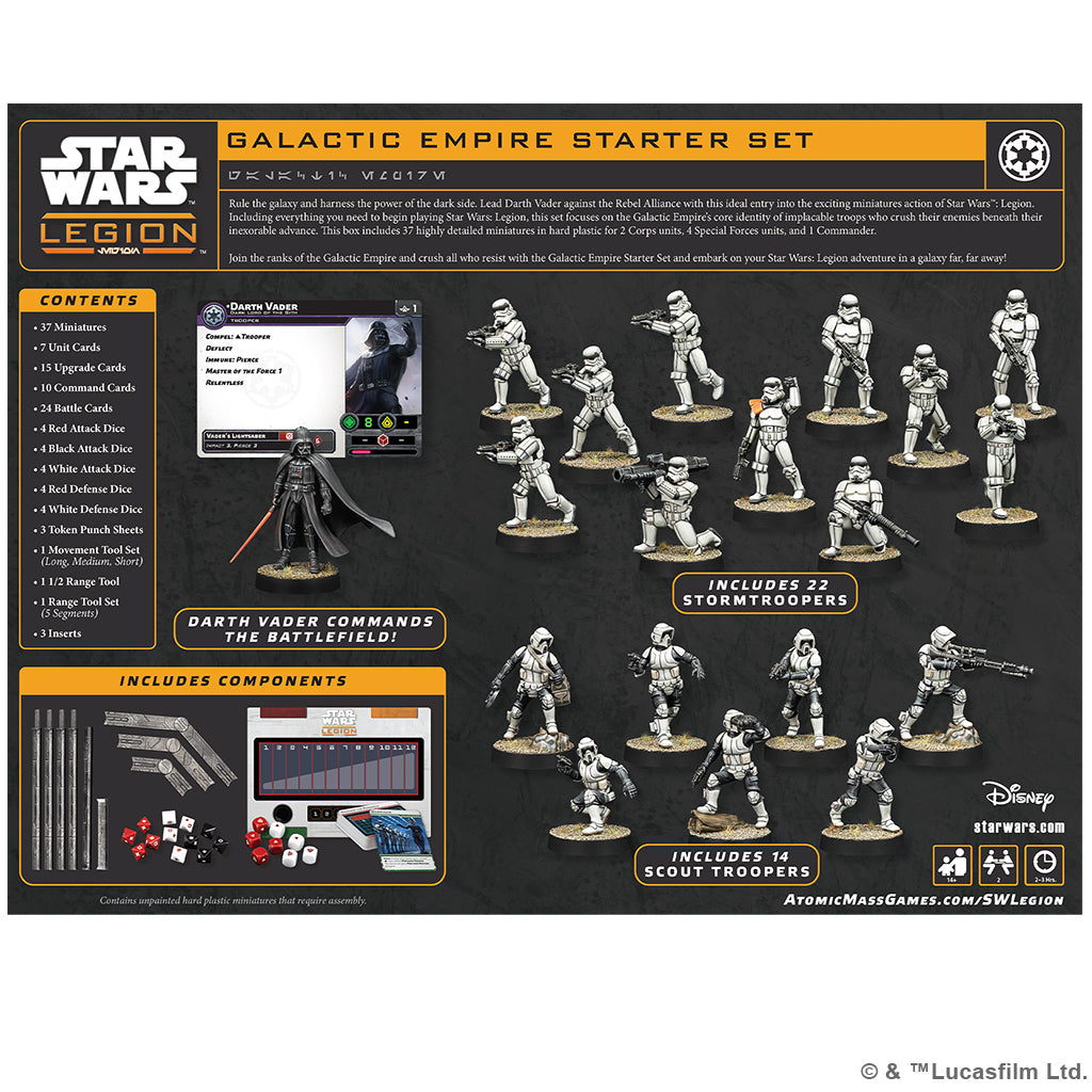 Star Wars: Legion – Galactic Empire Starter Set SWQ02