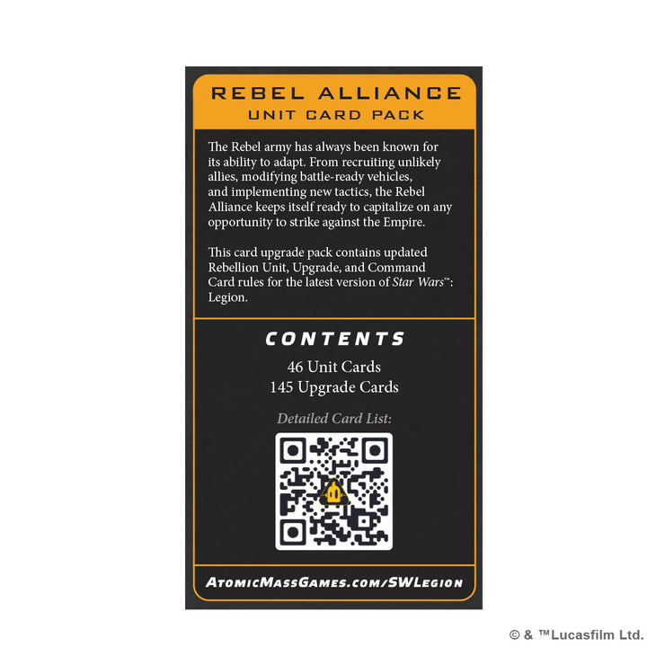 Star Wars: Legion - Rebellion Card Pack SWQ05EN