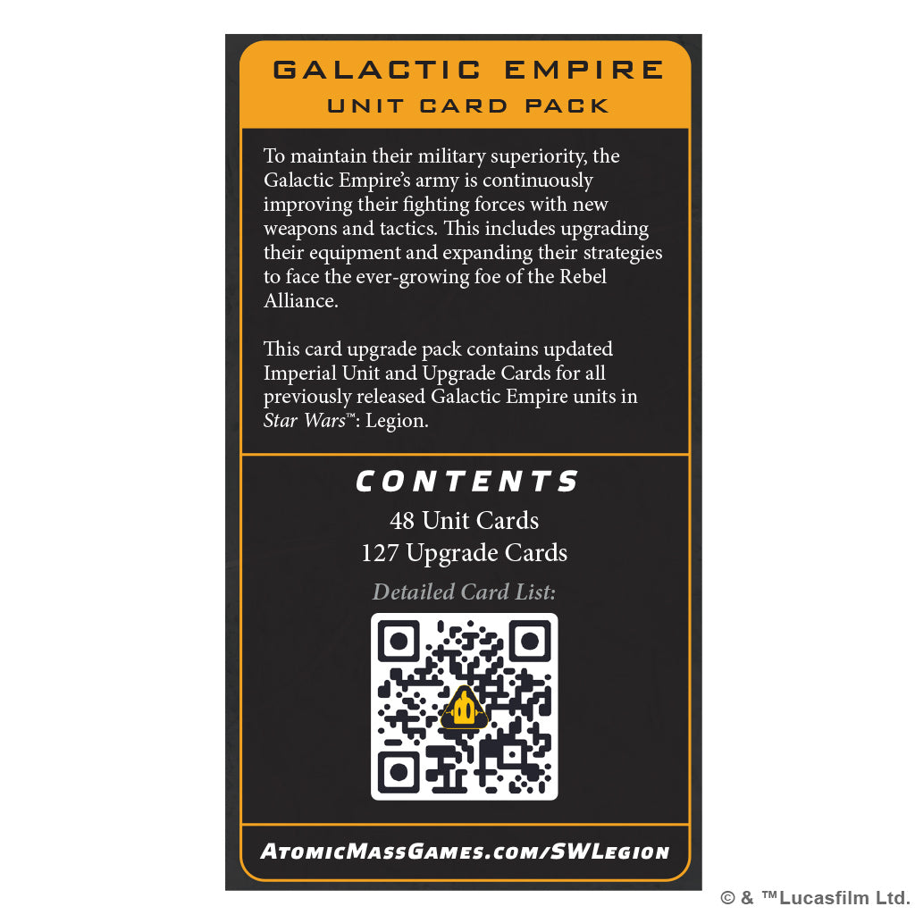 Star Wars: Legion - Empire Card Pack SWQ06EN