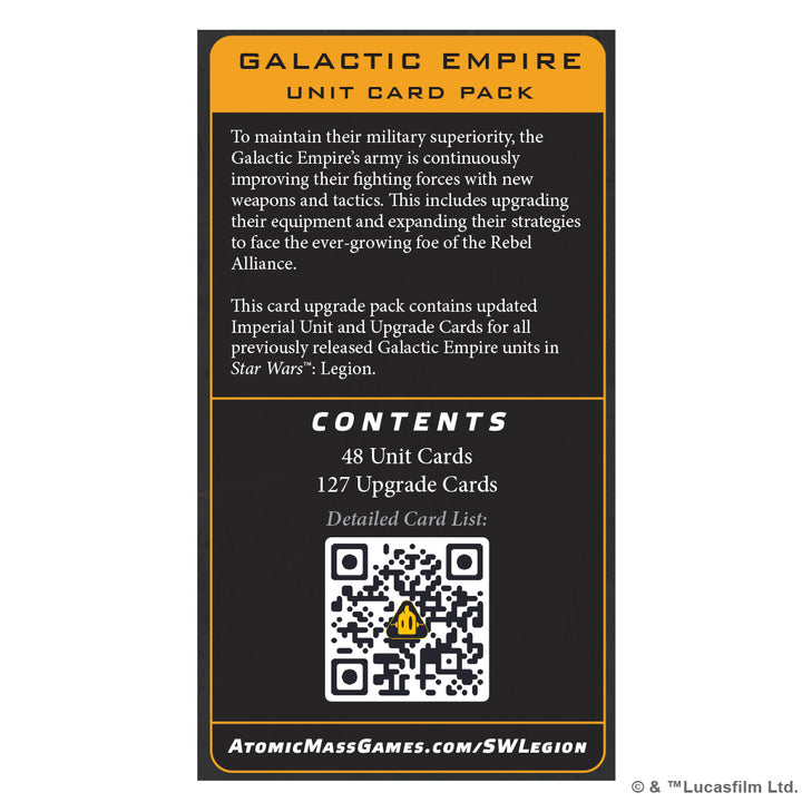 Star Wars: Legion - Empire Card Pack SWQ06EN