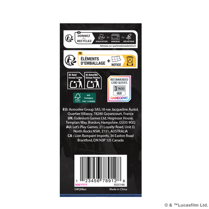 Star Wars: Legion - Separatist Alliance Card Pack SWQ08EN