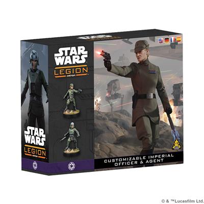 Star Wars: Legion - Customizable Imperial Officer &amp; Agent (SWQ09)
