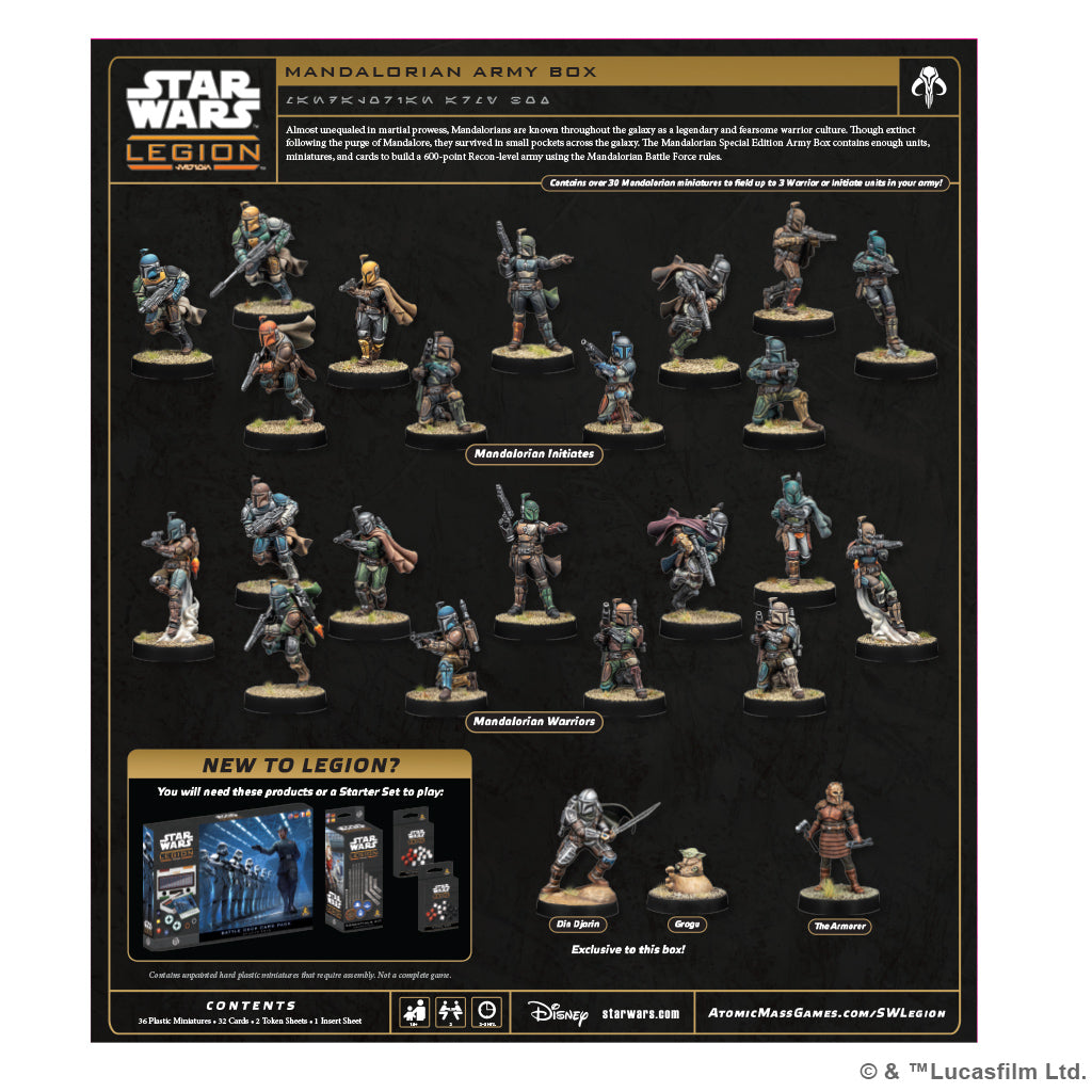 Star Wars: Legion -Mandalorian  Special Edition Army Box (SWQ150)