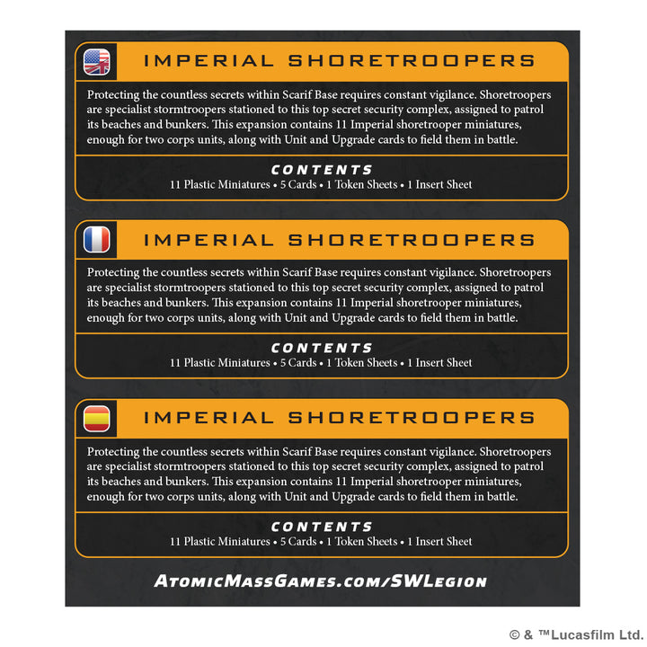 Star Wars: Legion - Imperial Shoretroopers SWQ199