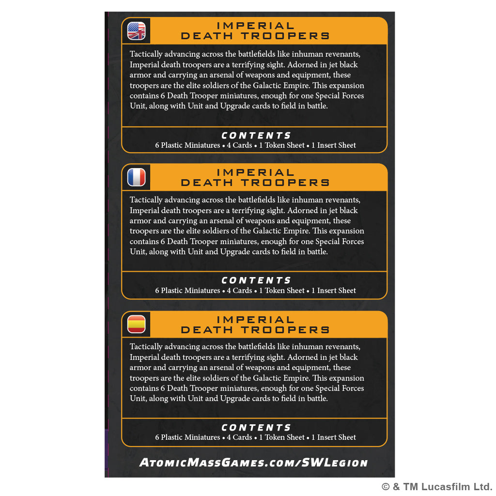 Star Wars: Legion - Imperial Death Troopers (SWQ205)