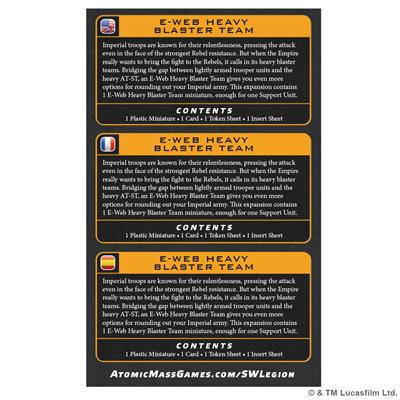 Star Wars: Legion - E-Web Heavy Blaster Team (SWQ206)