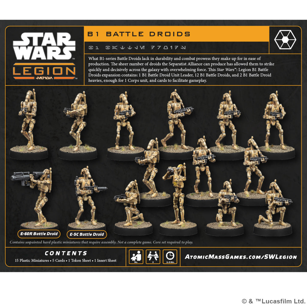 Star Wars: Legion - B1 Battle Droids (SWQ30)