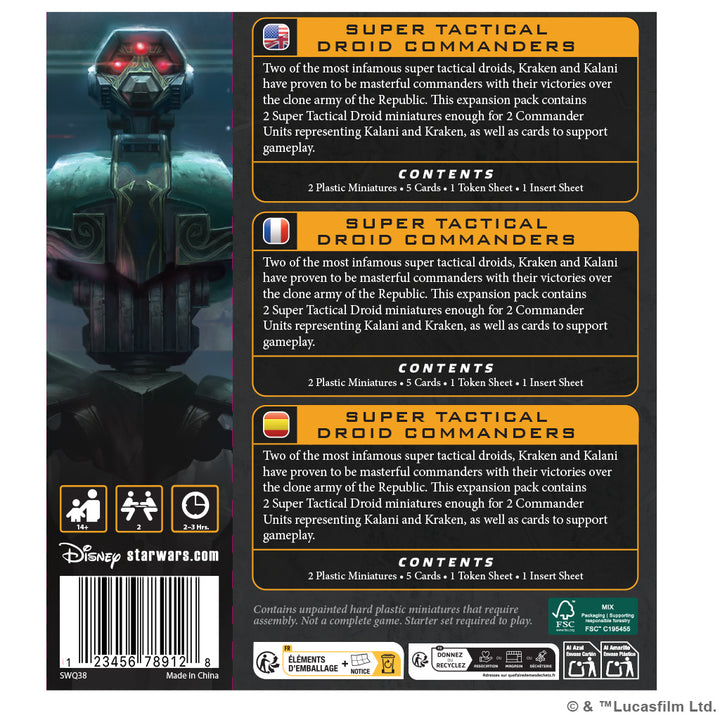 Star Wars: Legion - Super Tactical Droid Commanders (SWQ38)
