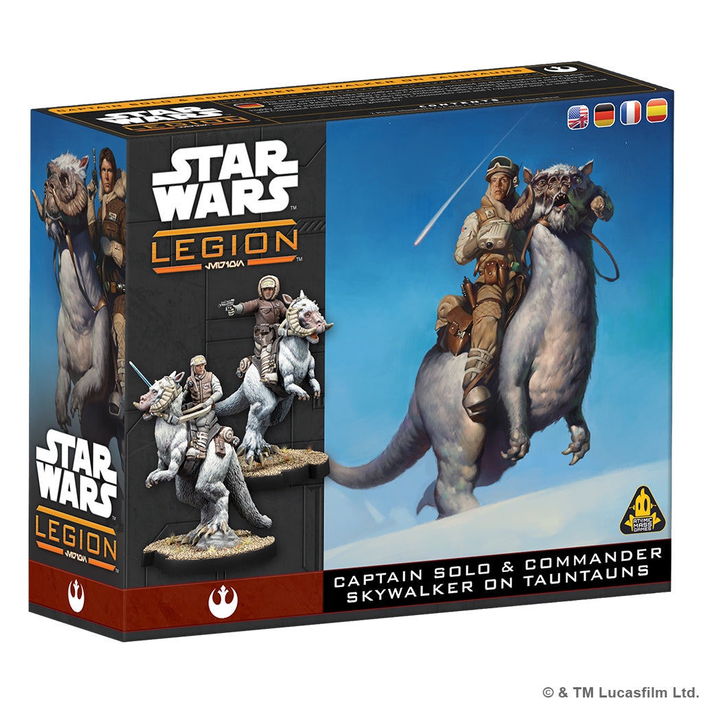 Star Wars: Legion - Captain Solo &amp; Commander Skywalker on Tauntauns (SWQ41)