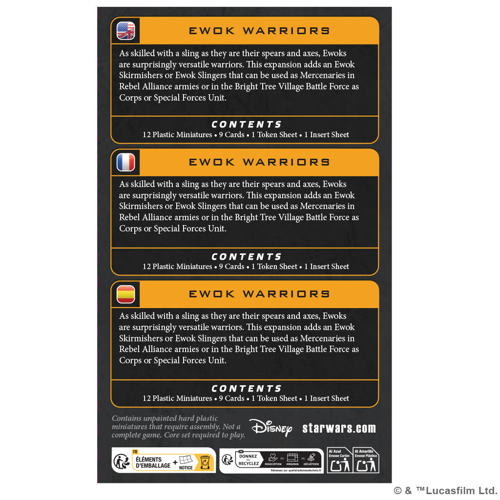 Star Wars: Legion - Ewok Warriors (SWQ73)