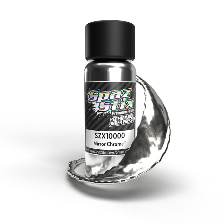 Spaz Stik Airbrush Mirror Chrome Paints 2oz Bottle
