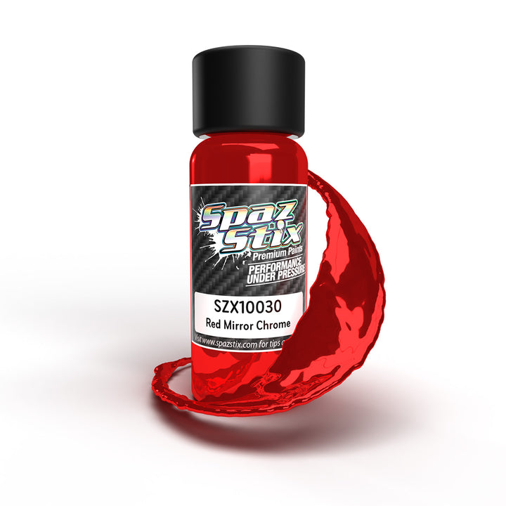 Spaz Stik Airbrush Mirror Chrome Paints 2oz Bottle