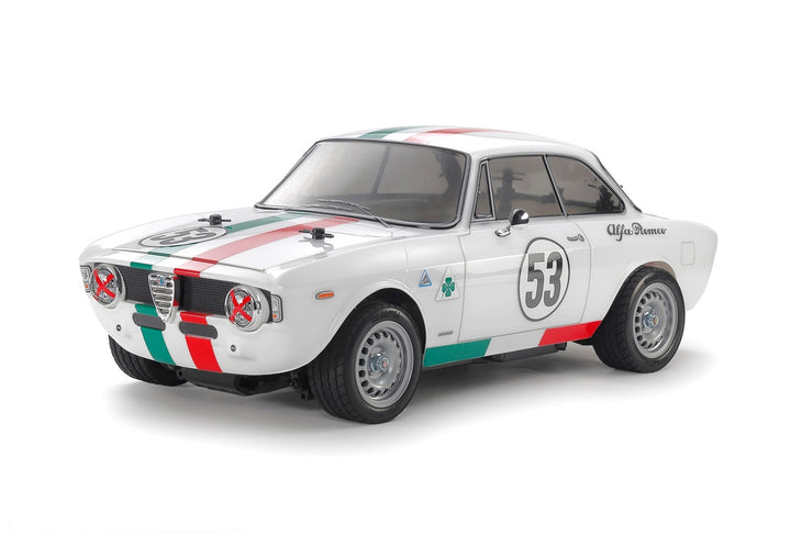 Tamiya RC Alfa Romeo Giulia Sprint, MB-01 GTA White Painted Body 47501