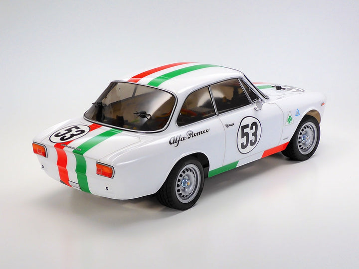 Tamiya RC Alfa Romeo Giulia Sprint, MB-01 GTA White Painted Body 47501
