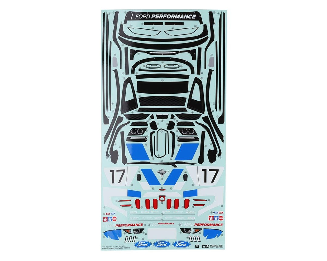 Tamiya Ford Mustang Gt4 Body Set (Clear) 51614