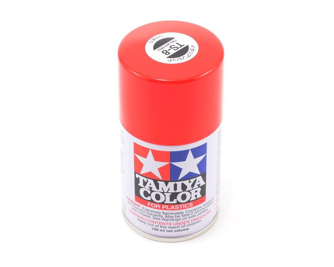 Tamiya TS-8 Italian Red Lacquer Spray Paint (100ml) 85008