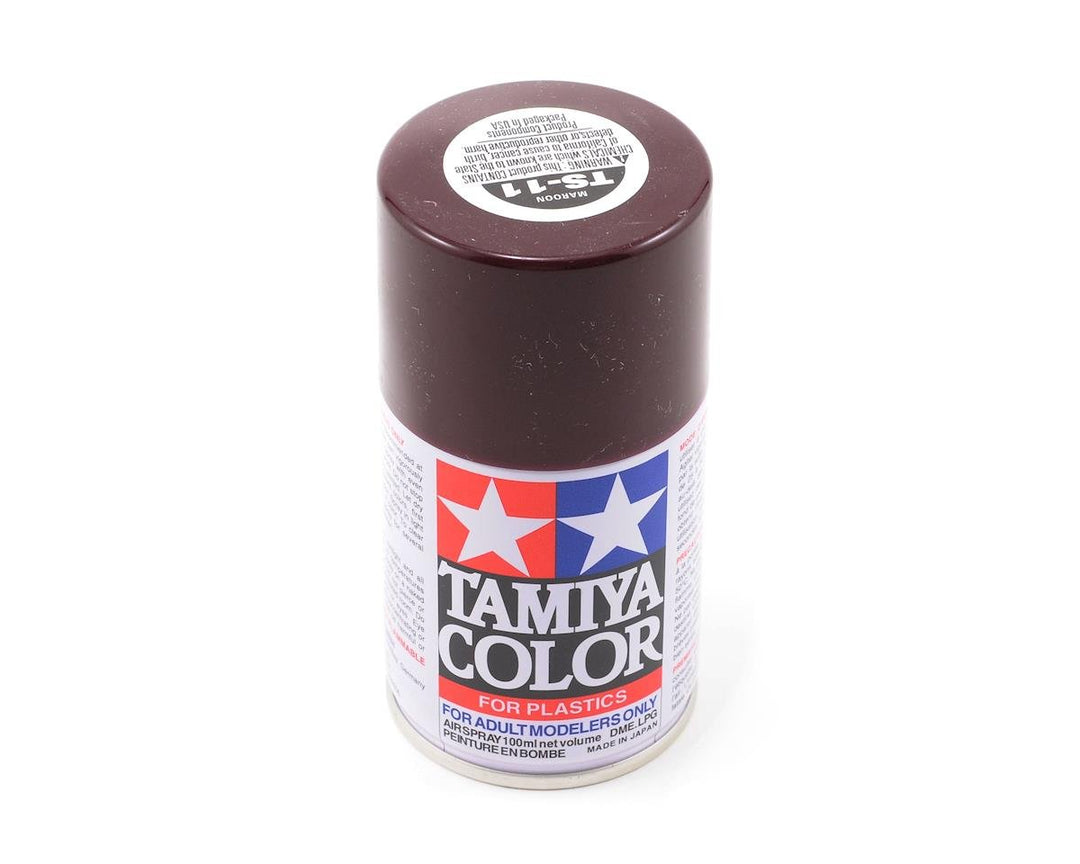 Tamiya TS-11 Maroon Lacquer Spray Paint (100ml) 85011
