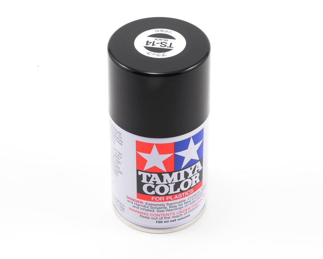 Tamiya TS-14 Black Lacquer Spray Paint (100ml) 85014