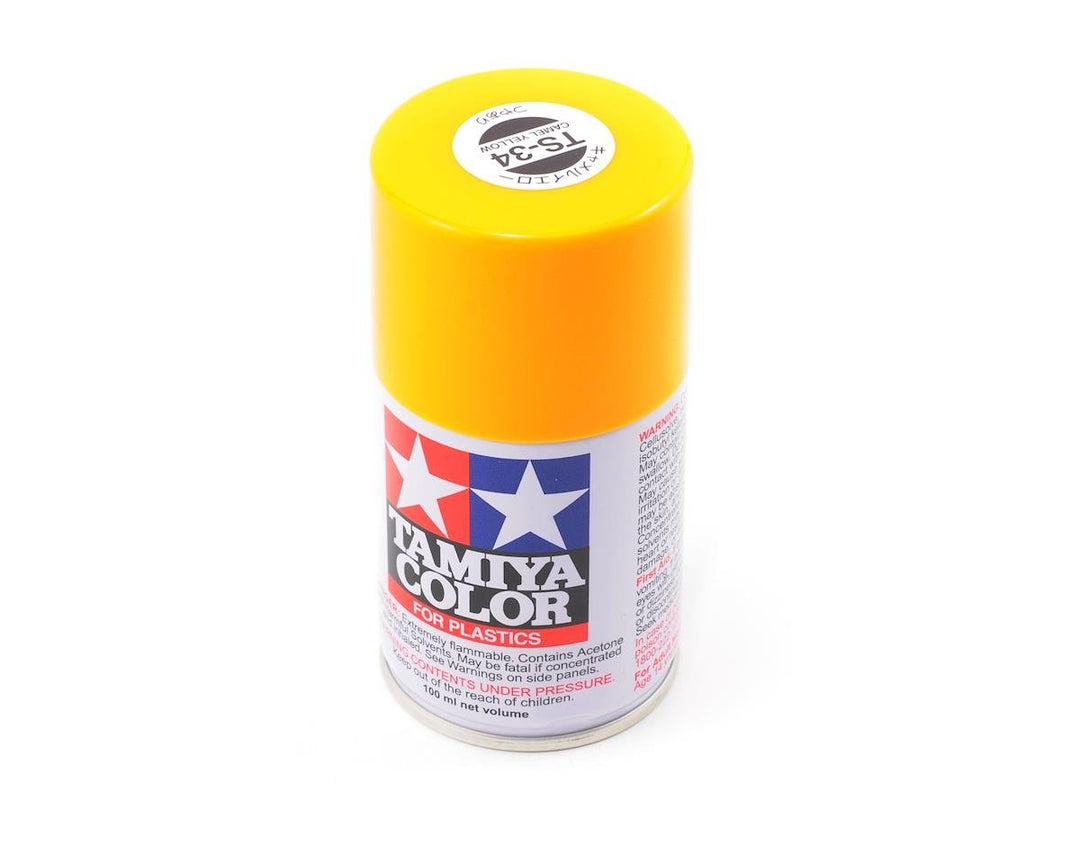 Tamiya TS-34 Camel Yellow Lacquer Spray Paint (100ml) 85034