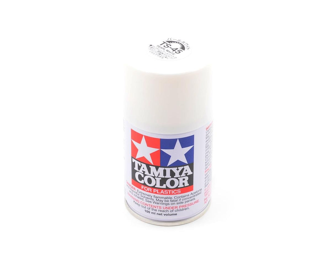 Tamiya TS-45 Pearl White Lacquer Spray Paint (100ml) 85045