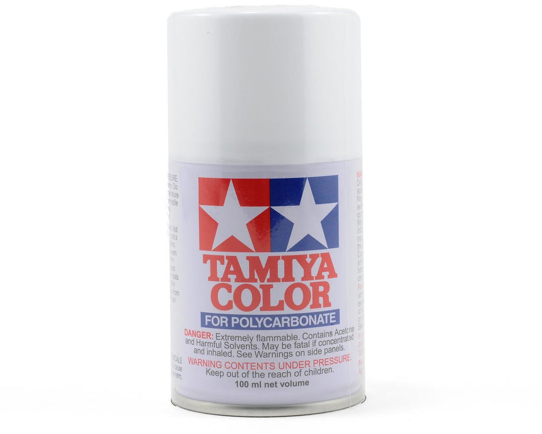 Tamiya PS-1 White Lexan Spray Paint (100ml) 86001