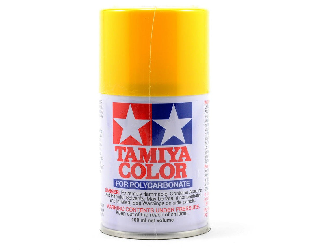 Tamiya PS-6 Yellow Lexan Spray Paint (100ml) 86006