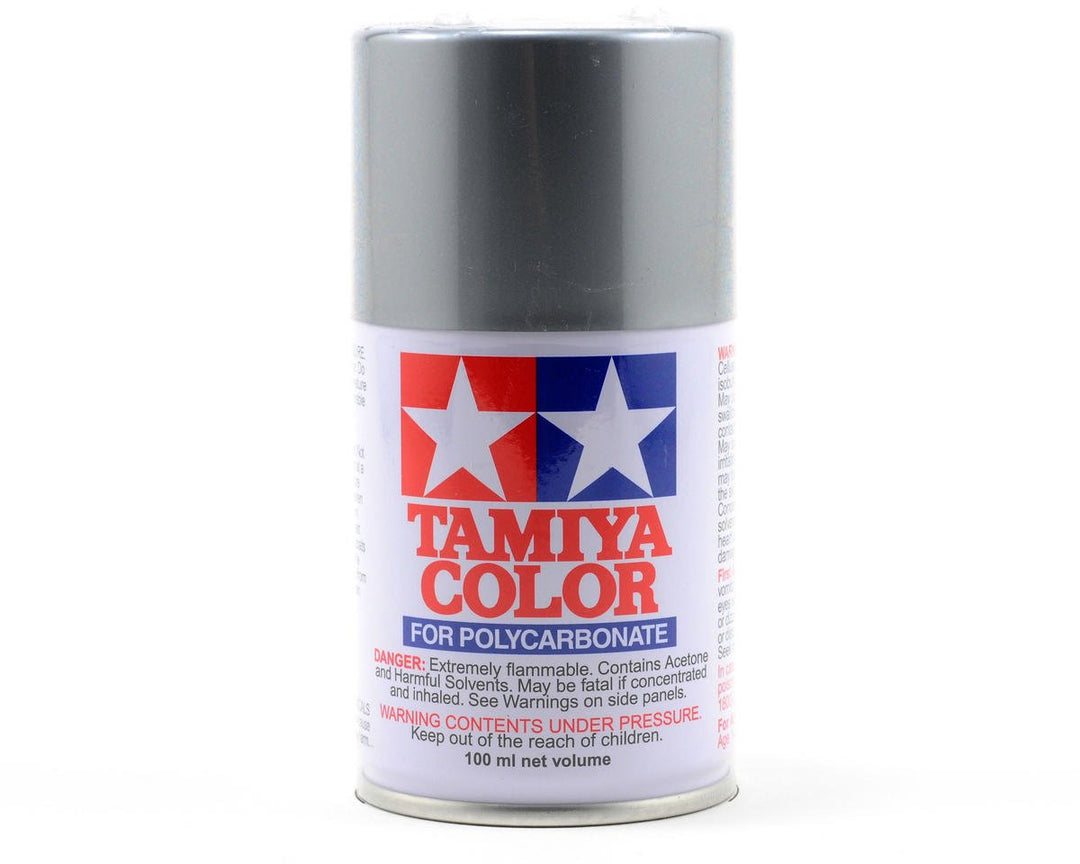 Tamiya PS-12 Silver Lexan Spray Paint (100ml) 86012