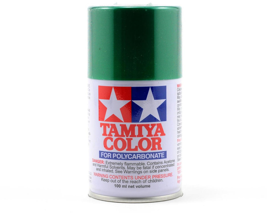 Tamiya PS-17 Metallic Green Lexan Spray Paint (100ml) 86017