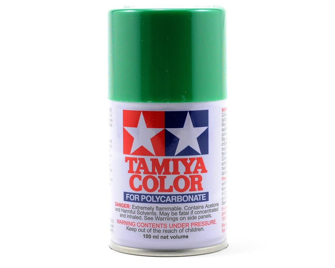 Tamiya PS-25 Bright Green Lexan Spray Paint (100ml) 86025