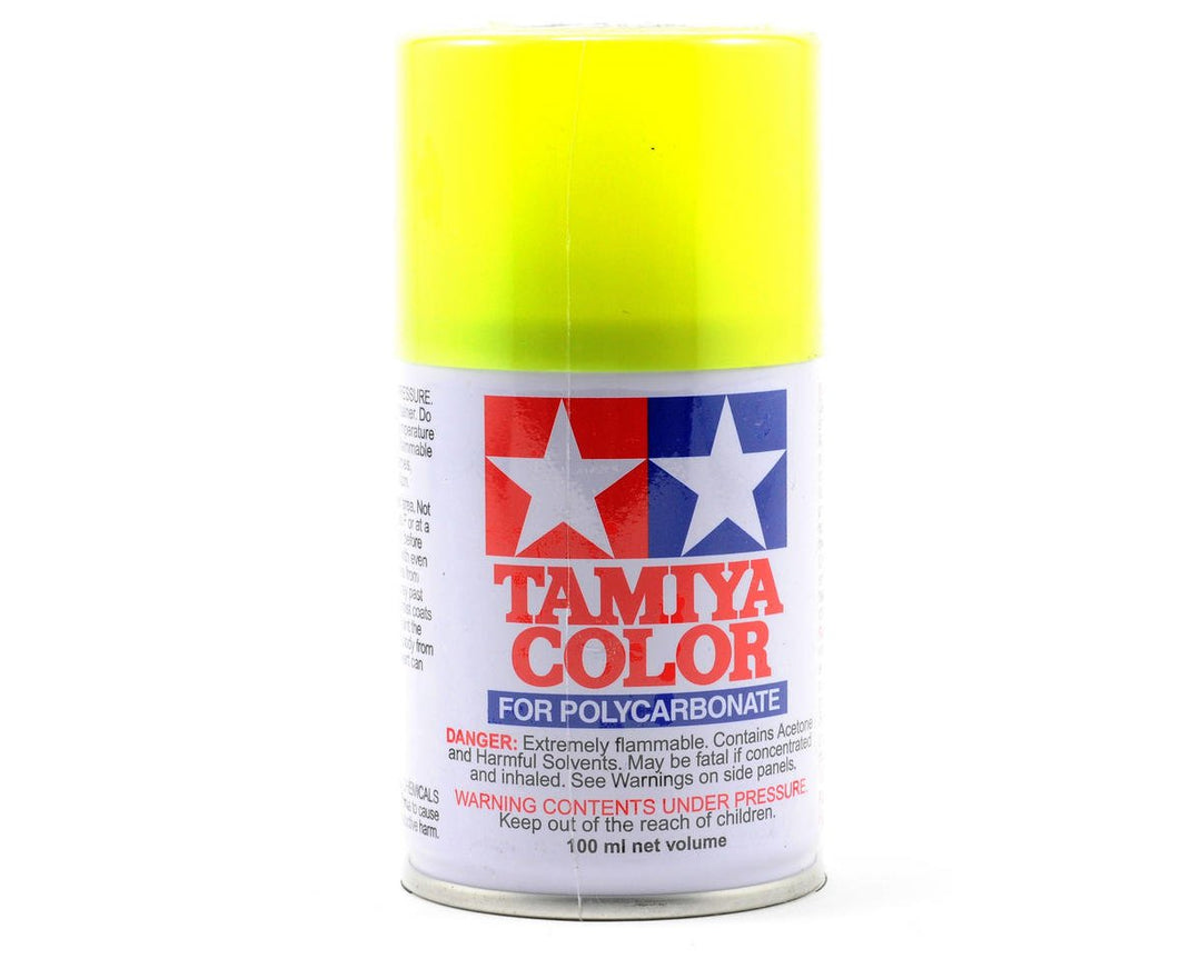 Tamiya PS-27 Fluorescent Yellow Lexan Spray Paint (100ml) 86027