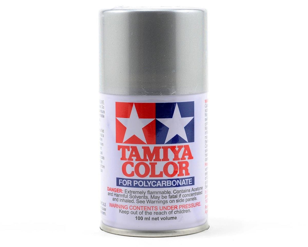 Tamiya PS-41 Bright Silver Lexan Spray Paint (100ml) 86041