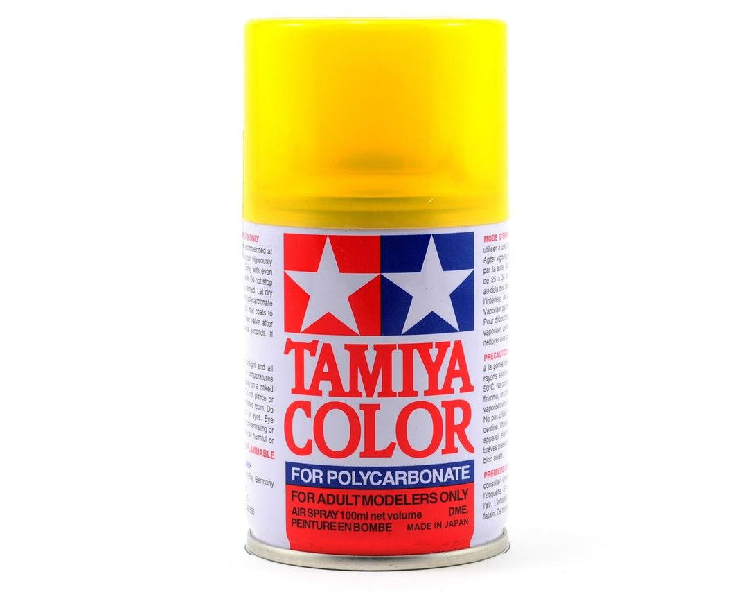 Tamiya PS-42 Translucent Yellow Lexan Spray Paint (100ml) 86042