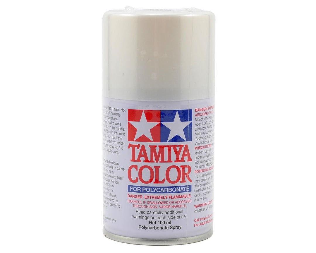 Tamiya PS-57 Pearl White Lexan Spray Paint (100ml) 86057