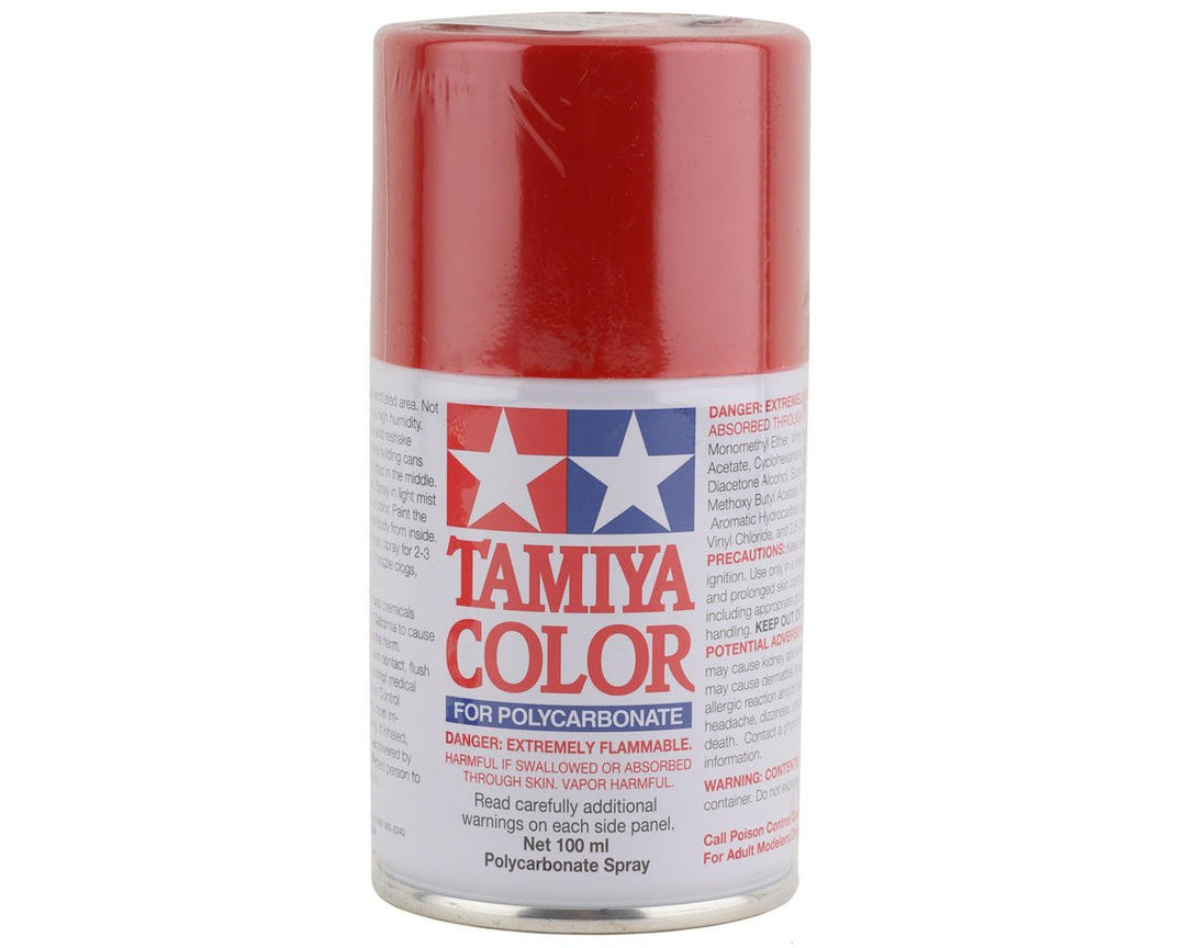 Tamiya PS-60 Bright Mica Red Lexan Spray Paint (100ml) 86060