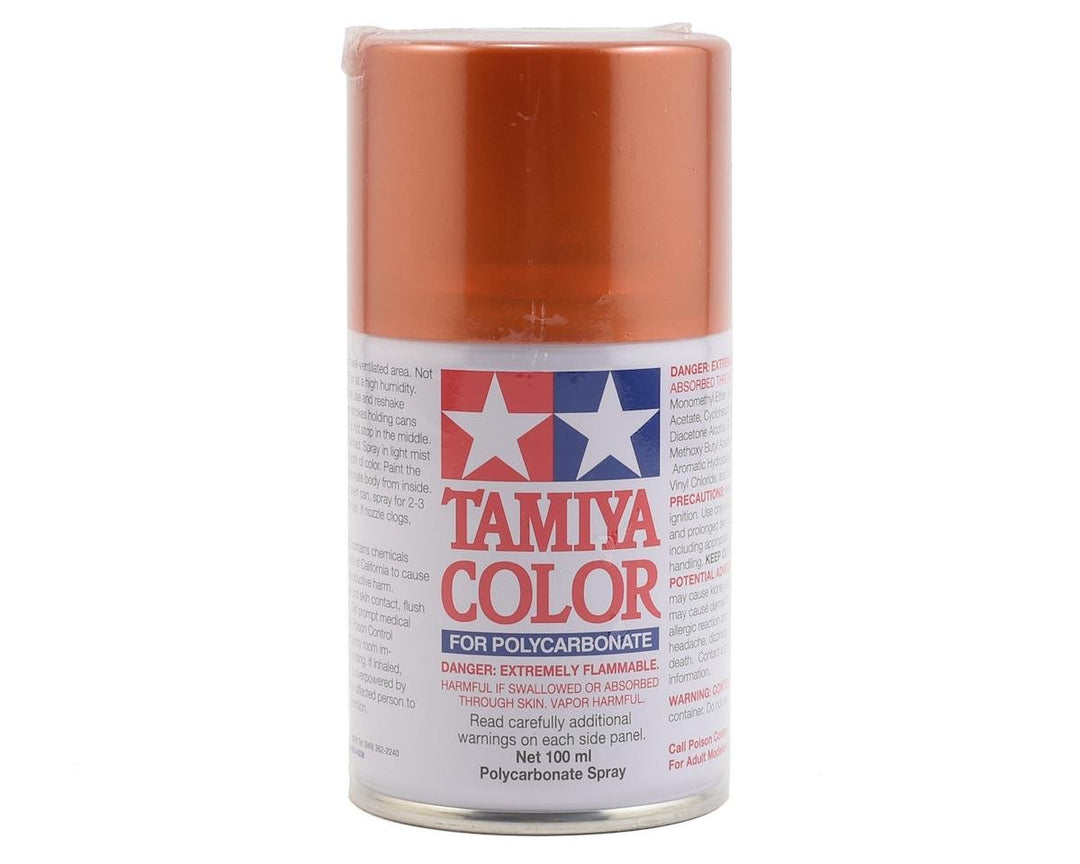 Tamiya PS-61 Metallic Orange Lexan Spray Paint (100ml) 86061