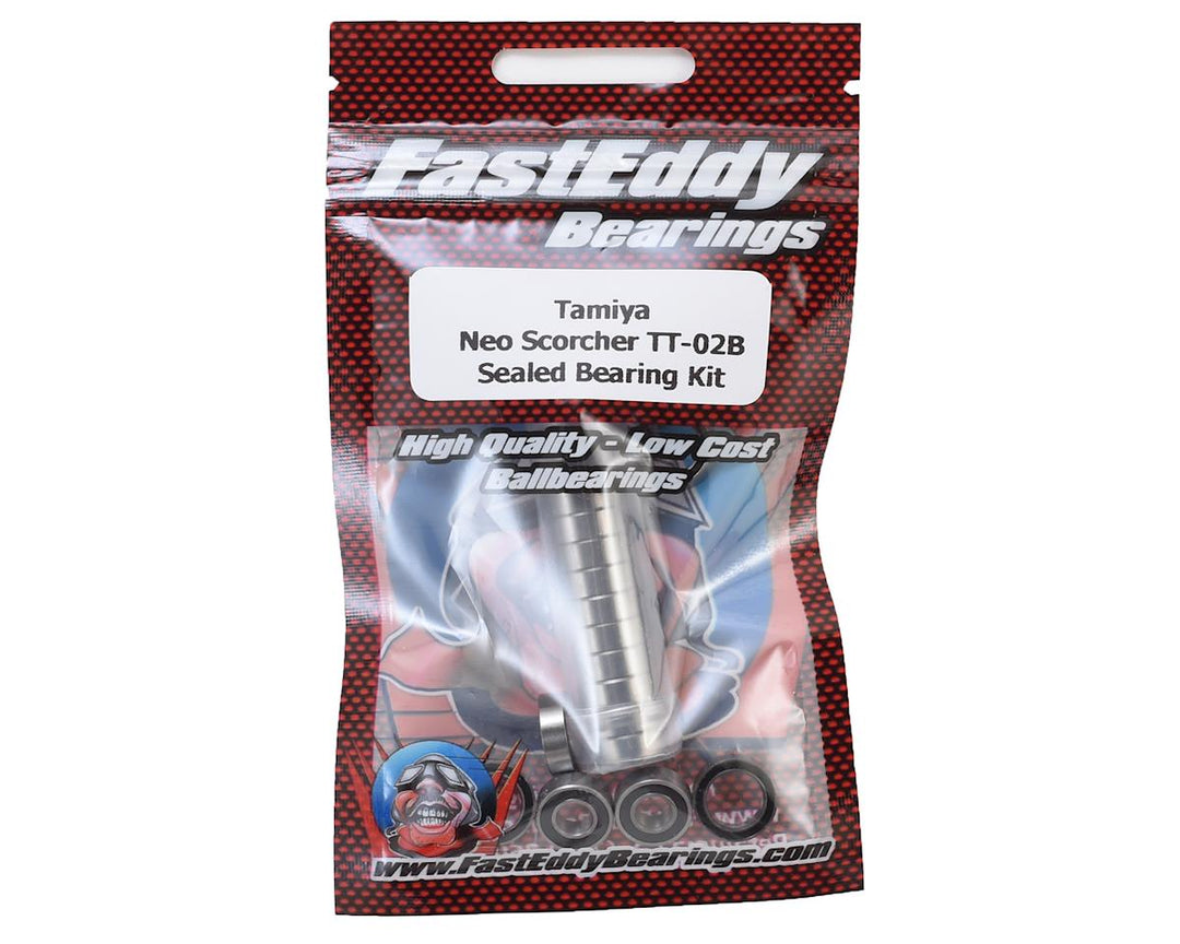 FastEddy Tamiya Neo Scorcher TT-02B Sealed Bearing Kit TFE2524