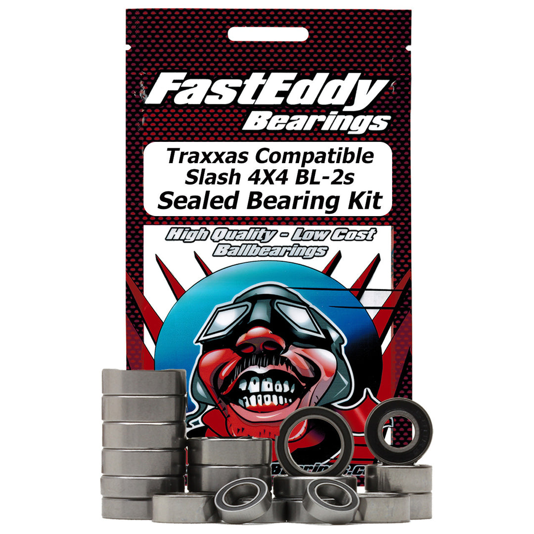 FastEddy Traxxas Compatible Slash 4x4 BL-2s Sealed Bearing Kit 8882