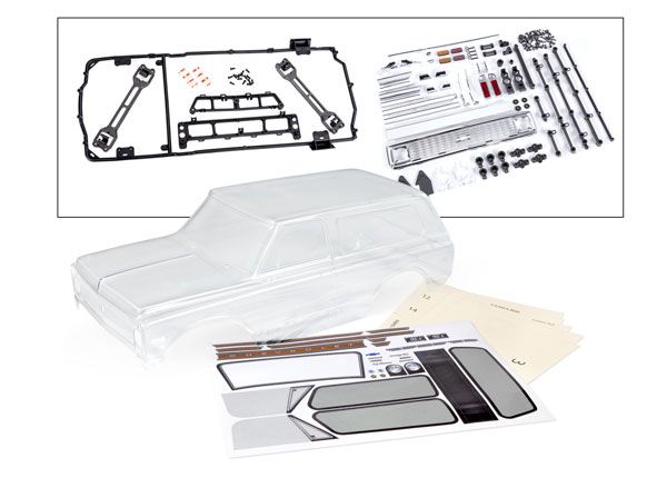 Traxxas Chevrolet Blazer 1972 Complete Requires 8072X Inner Fenders 9130