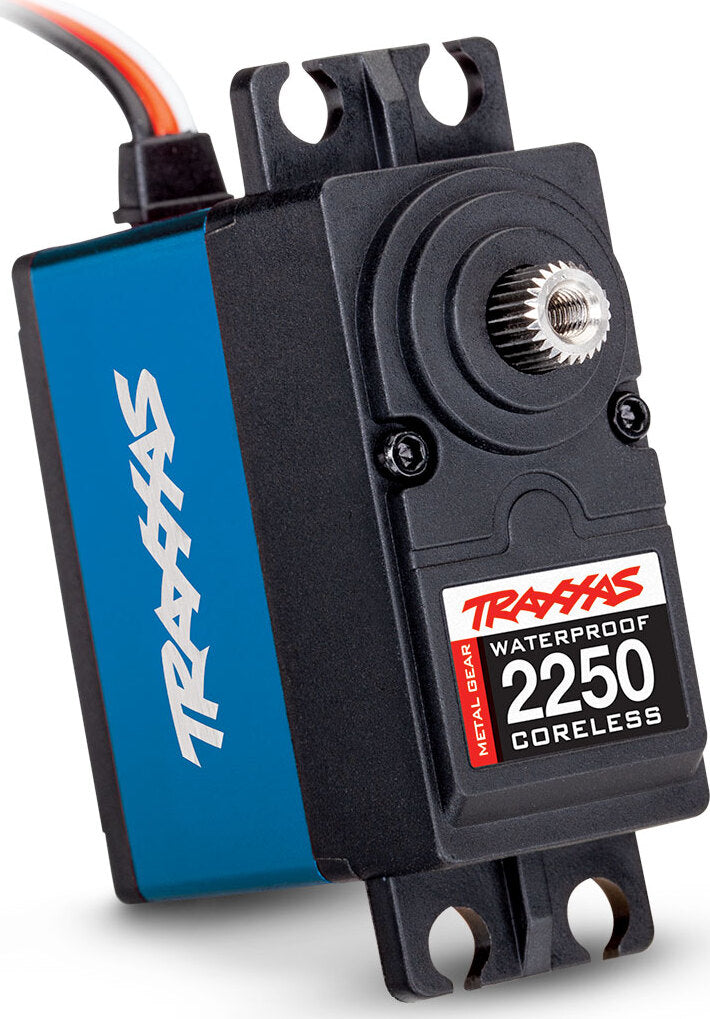 Servo, digital high-torque 330 coreless, metal gear (ball bearing), waterproof