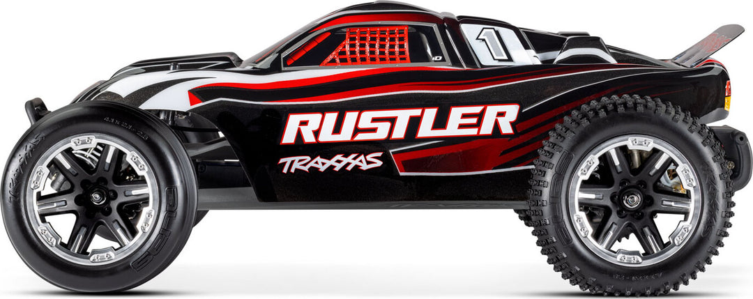 Tires and Wheels, Assembled, Glued (2.8") (Rxt Black and Satin Wheels, Alias® Tires, Foam Inserts) (2Wd Electric Rear) (2) (Tsm® Rated)