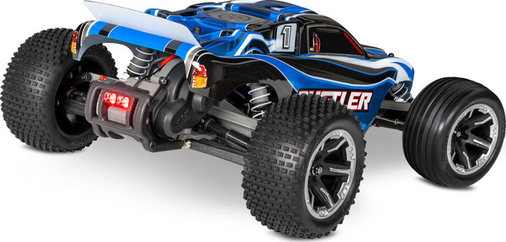 Tires and Wheels, Assembled, Glued (2.8") (Rxt Black and Satin Wheels, Alias® Tires, Foam Inserts) (2Wd Electric Rear) (2) (Tsm® Rated)