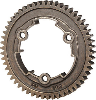 Spur gear, 54-tooth, steel (1.0 metric pitch)
