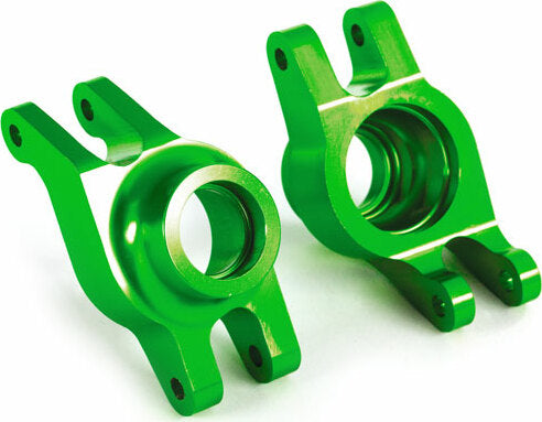 Carriers, Stub Axle (green-Anodized 6061-T6 Aluminum) (rear) (2)
