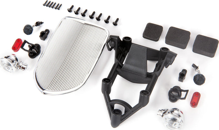 Body, Factory Five '33 Hot Rod Coupe (Clear, Requires Painting)/ Foam Pads (Front and Rear)/ Decal Sheet (Includes Front Grille, Side Mirrors, Headlights, Tail Lights, Mounting Hardware)