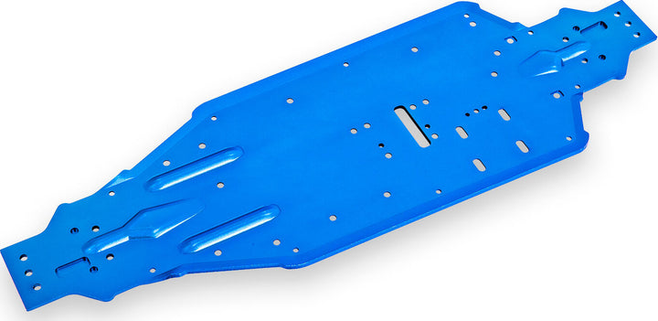 Chassis, aluminum (blue-anodized)
