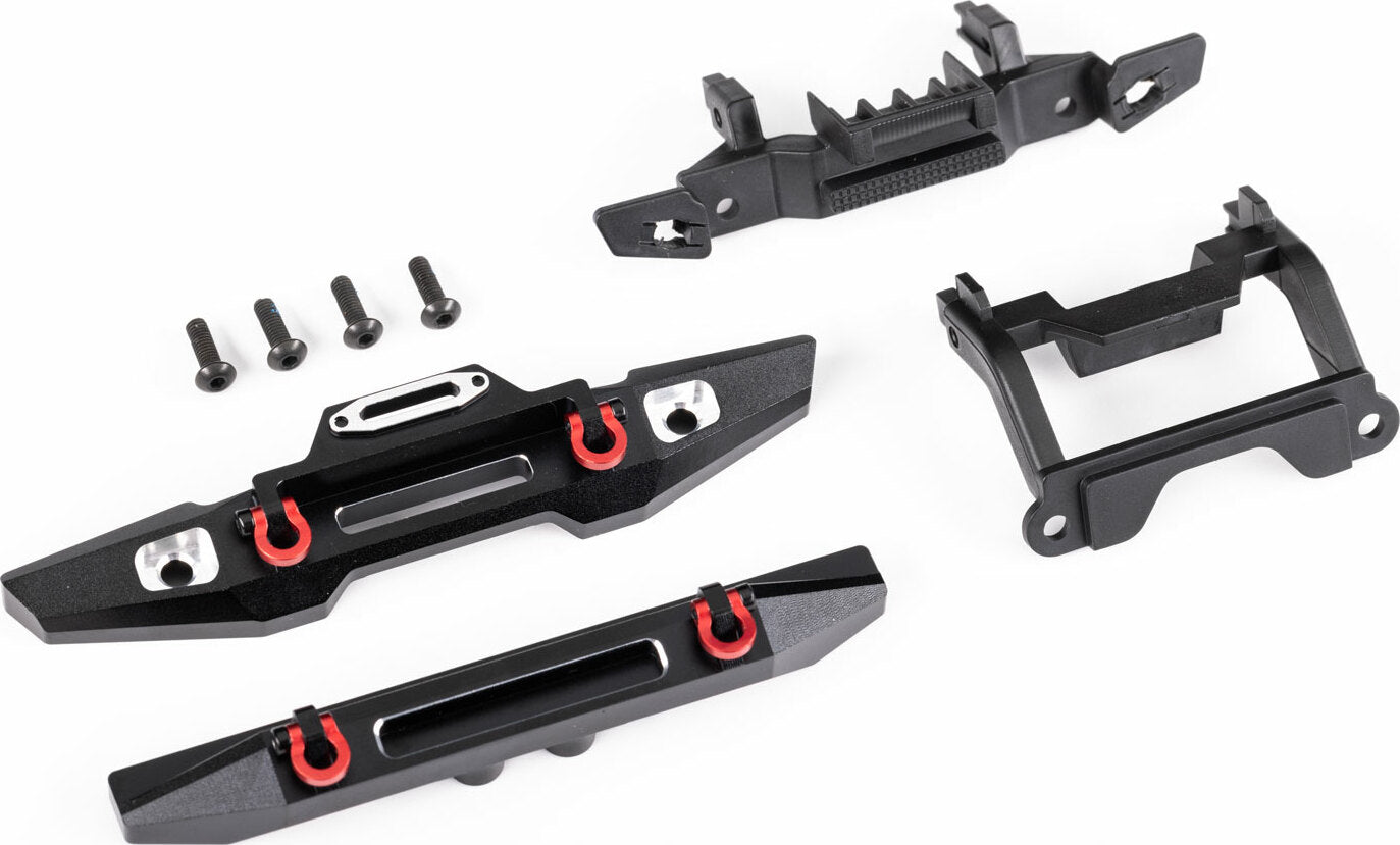 Bumper Front (1) Rear (1) Alum Blk